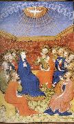 unknow artist The descent of the Espiritu Holy, of Heures to l-usage of Rome oil painting reproduction